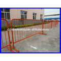 Deming clôture amovible / barrière de contrôle de foule galvanisée / barrière piétonne